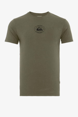 Quiksilver Globalgroovess Erkek Haki T-Shirt EQYZT05810-GZH0 - 1
