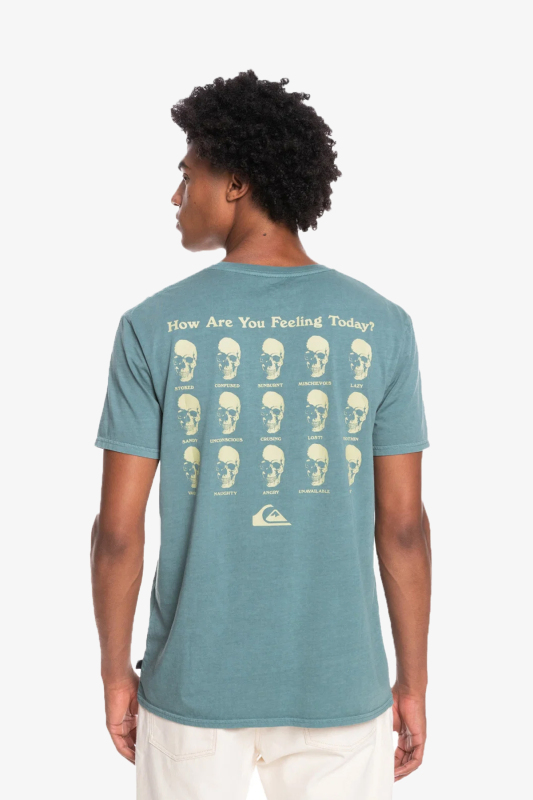 Quiksilver Ho Are You Feelıng Erkek Mavi T-Shirt EQYZT06687-BPF0 - 2