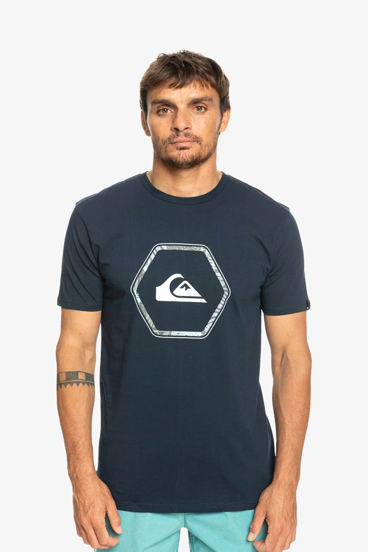 Quiksilver Inshapes Erkek Lacivert T-Shirt EQYZT07227-BYJ0