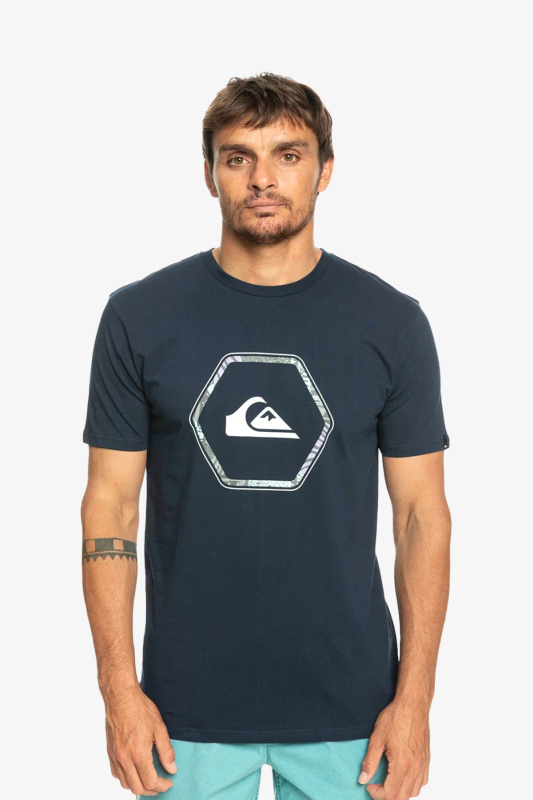 Quiksilver Inshapes Erkek Lacivert T-Shirt EQYZT07227-BYJ0 - 1