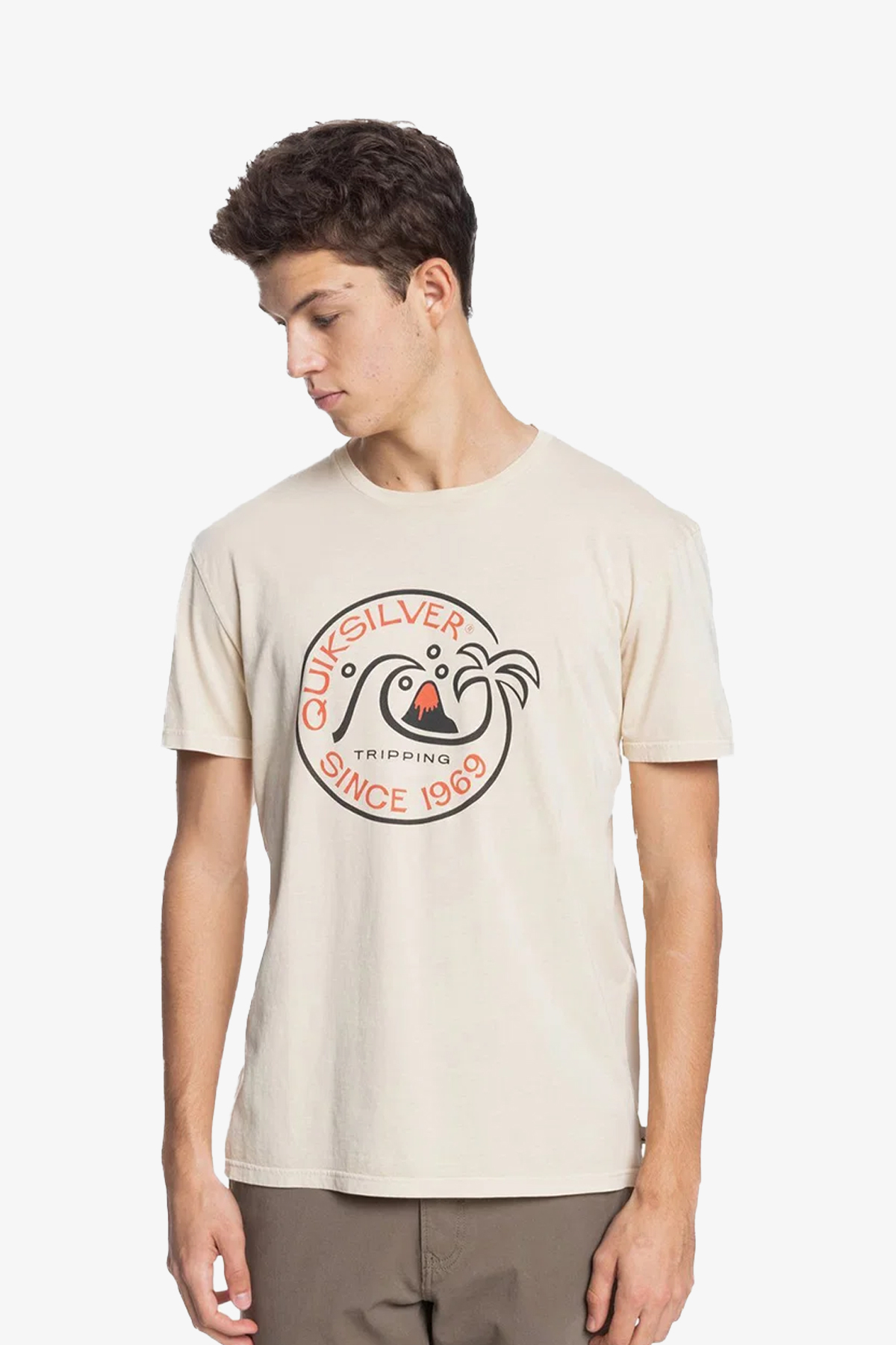 Quiksilver Into Theıde Erkek Beyaz T-Shirt EQYZT06365-WCL0