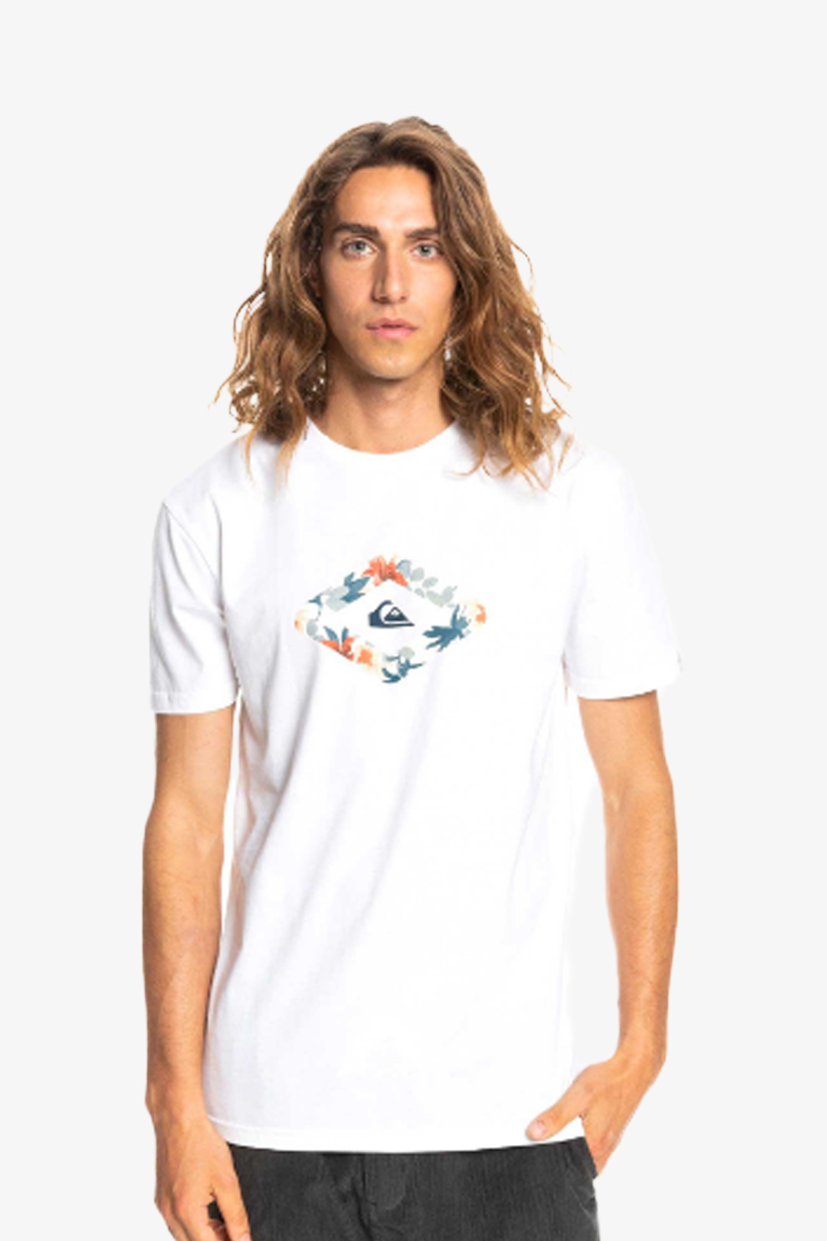 Quiksilver Let It Rıde Erkek Beyaz T-Shirt EQYZT06664-WBB0
