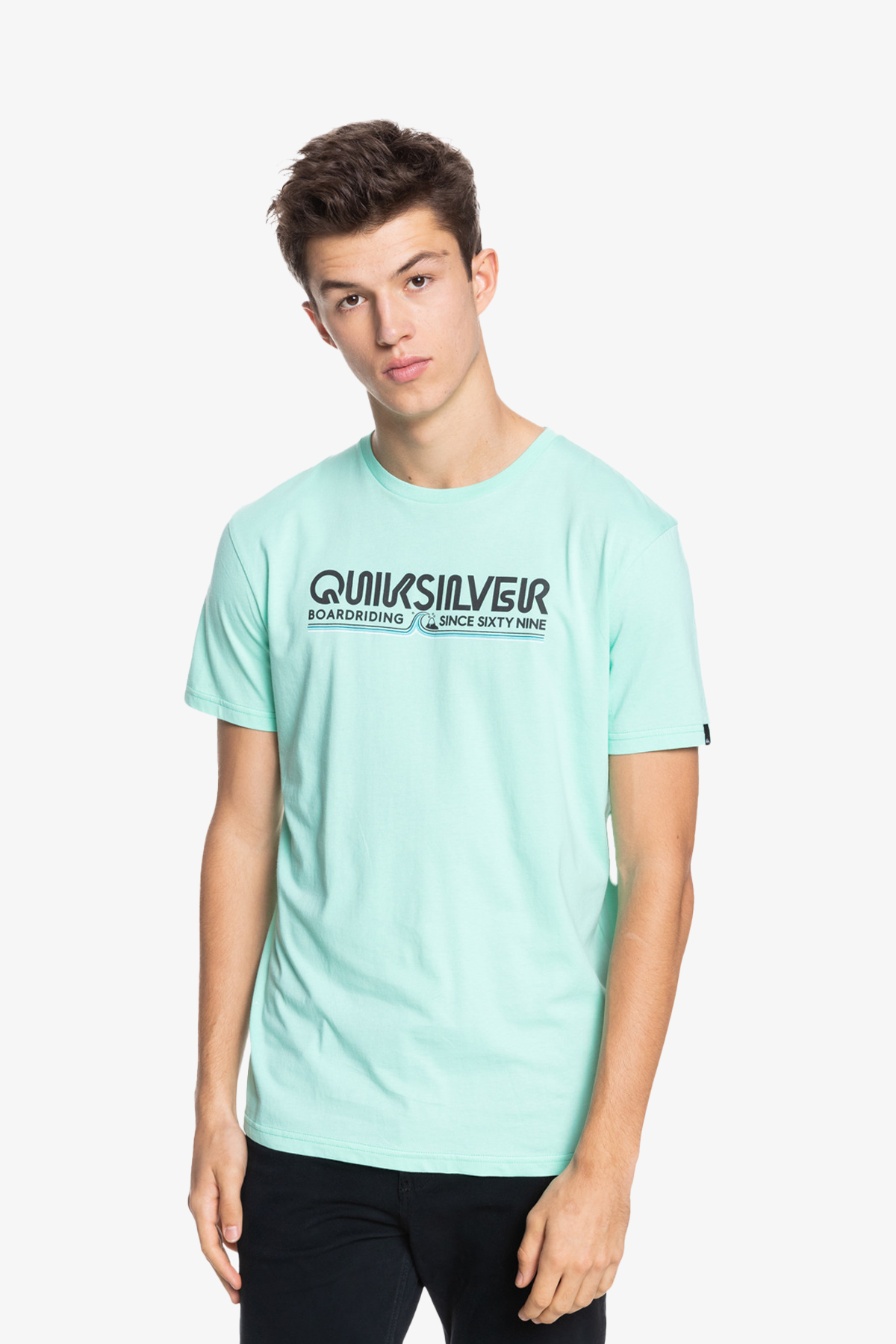 Quiksilver Lıke Gold Erkek Mavi T-Shirt EQYZT06326-GEA0