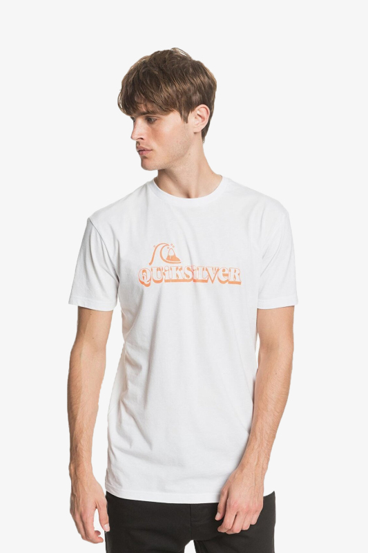 Quiksilver Lostsparksss Erkek Beyaz T-Shirt EQYZT05818-WBB0 - 1