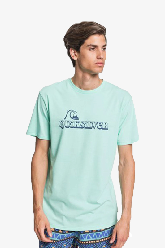 Quiksilver Lostsparksss Erkek Mavi T-Shirt EQYZT05818-GCZ0 - 1