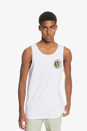 Quiksilver Mellow Phonıc Tank Erkek Beyaz Atlet EQYZT06335-WBB0 - Quiksilver