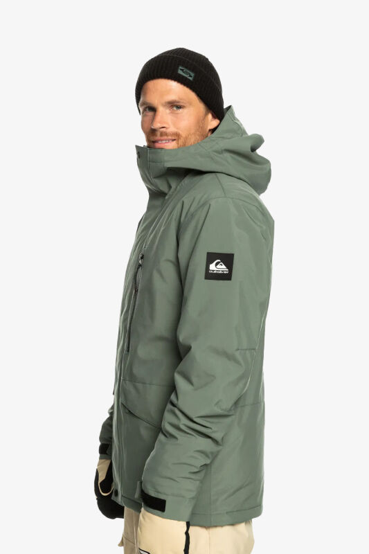 Quiksilver Mission Solid Jk Erkek Yeşil Kayak-Snowboard Montu EQYTJ03266-18563 - 3