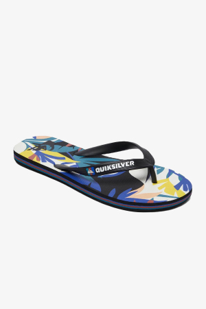 Quiksilver Molo Tropıcal F Erkek Siyah Parmak Arası Terlik AQYL100941-XKWB - Quiksilver