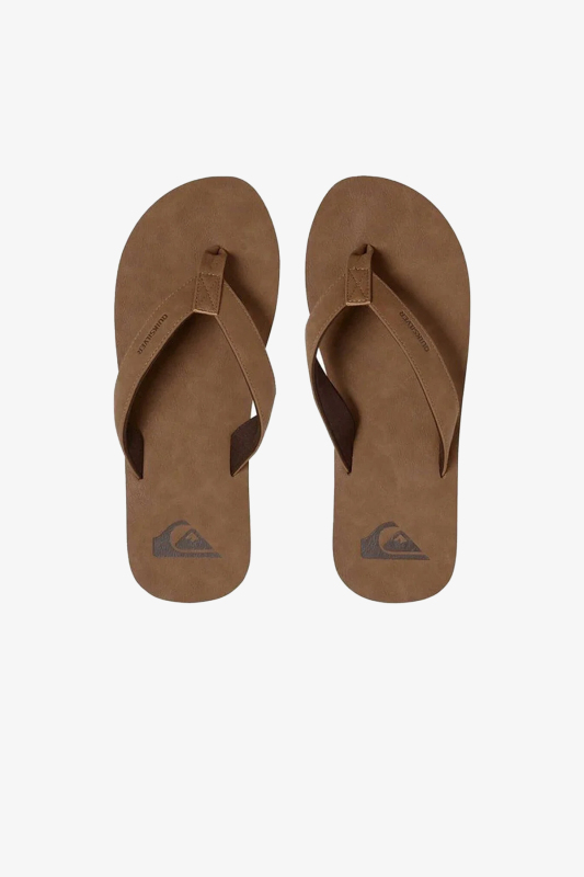 Quiksilver Molokaı Nubuck Erkek Kahverengi Parmak Arası Terlik AQYL100373-16848 - 1