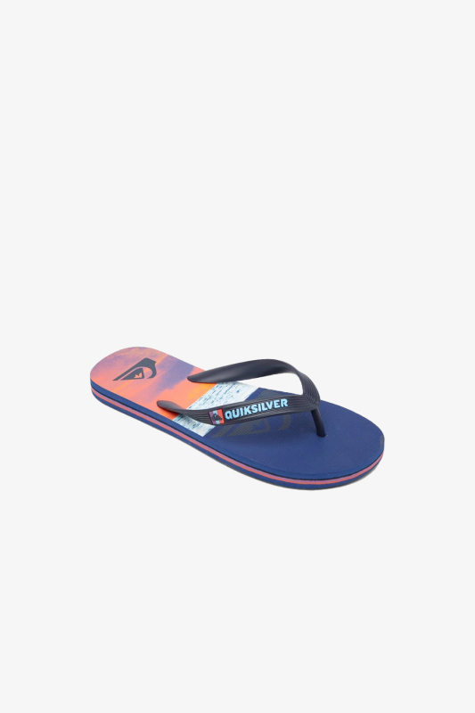 Quiksilver Molokaı Panel Çocuk Mavi Parmak Arası Terlik AQBL100493-XBBN - 1