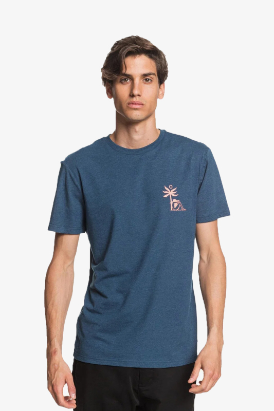 Quiksilver Mornıngbırdss Erkek Mavi T-Shirt EQYZT05821-BSM0 - 1