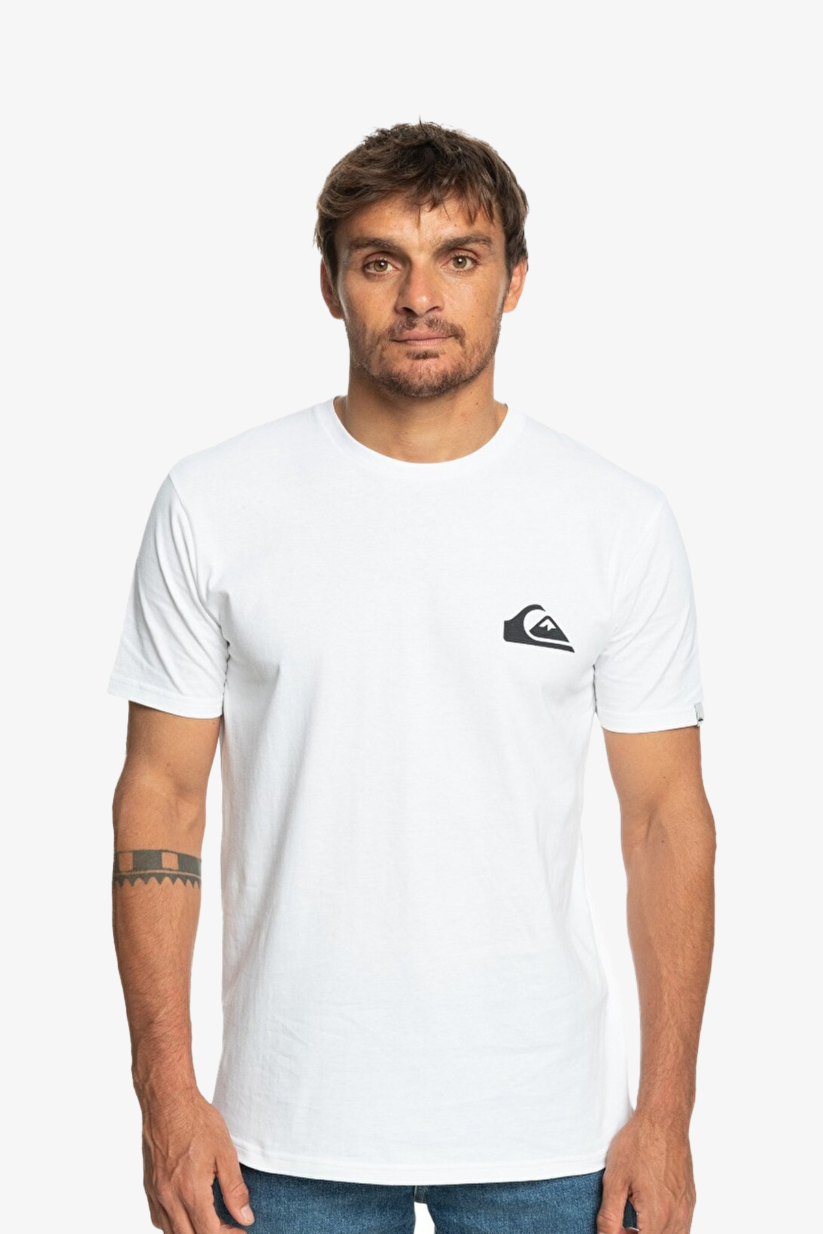 Quiksilver Mwmınılogo Erkek Beyaz T-Shirt EQYZT07215-WBB0