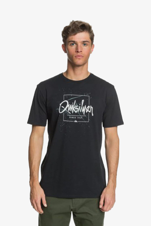 Quiksilver Never Lost Erkek Siyah T-Shirt EQYZT05948-KVJ0 - Quiksilver