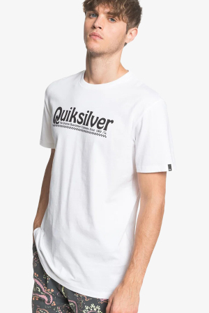 Quiksilver Newslangss Erkek Beyaz T-Shirt EQYZT05754-WBB0