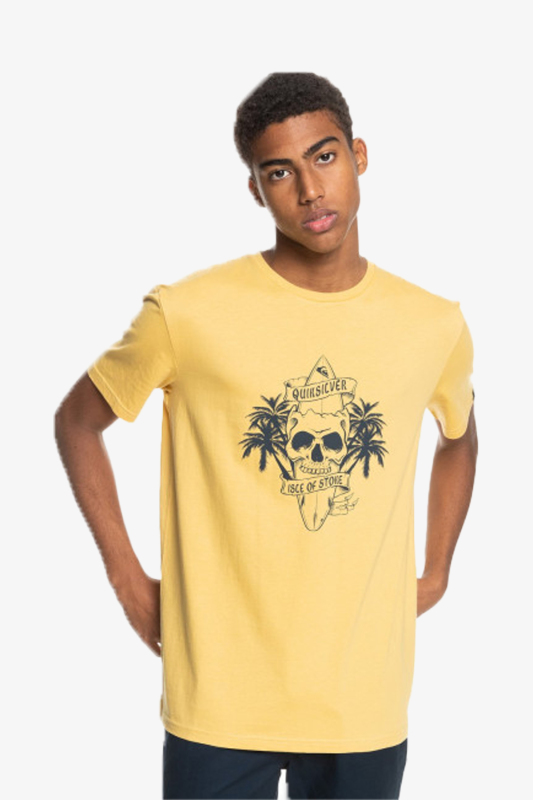 Quiksilver Nıght Surfer Erkek Sarı T-Shirt EQYZT06325-YHP0 - 1