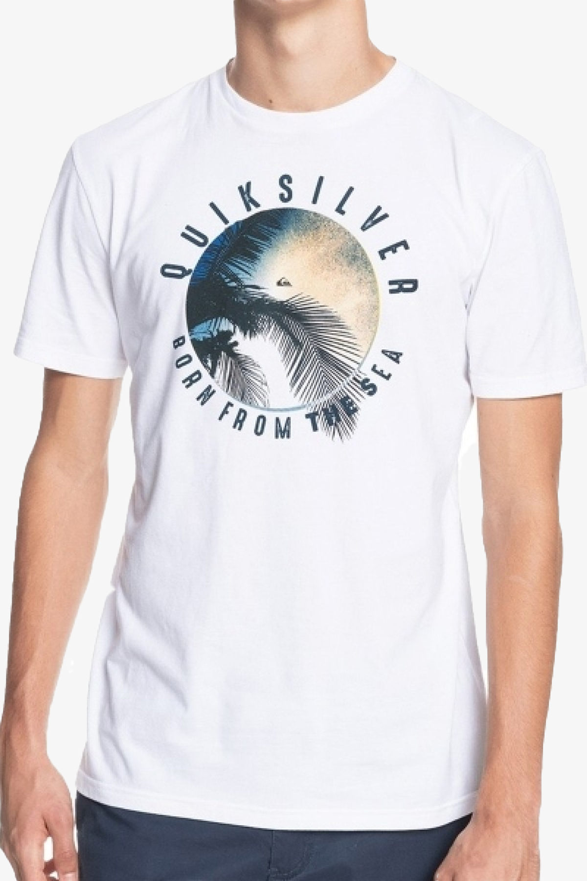Quiksilver Ocean Of Nıght Erkek Beyaz T-Shirt EQYZT06381-WBB0