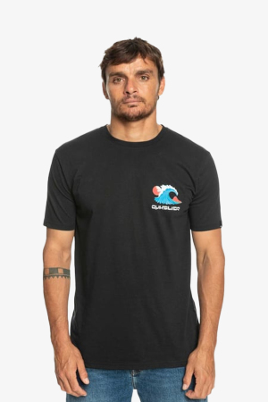 Quiksilver Oceanbeds Erkek Siyah T-Shirt EQYZT07230-KVJ0 - 1