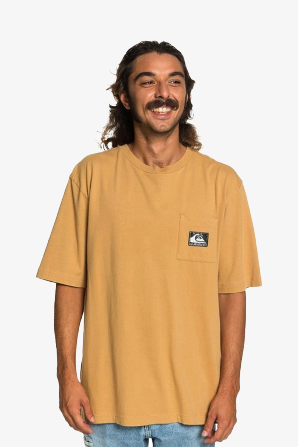 Quiksilver Oglas M Erkek Sarı T-Shirt EQYKT03987-CLL0