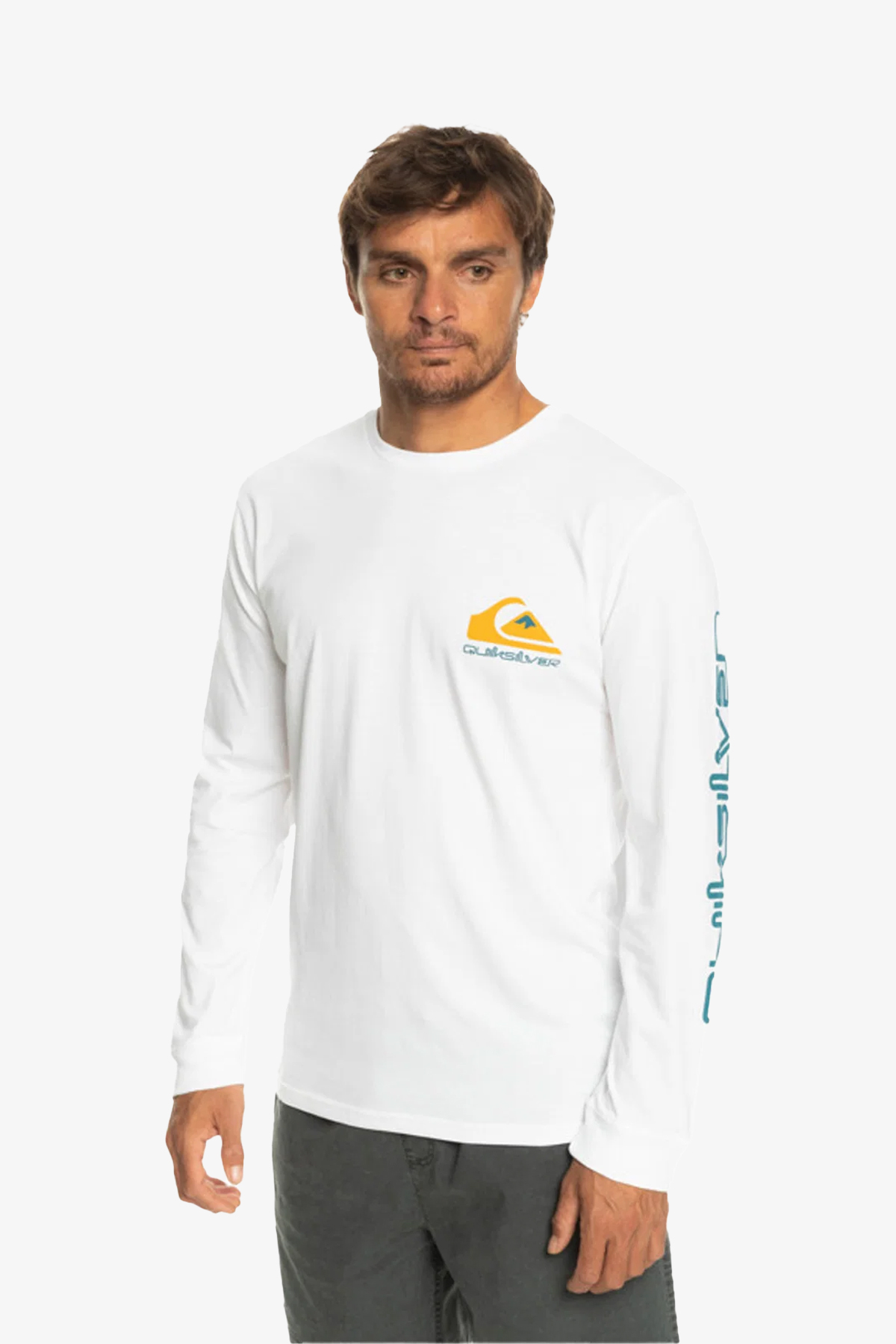 Quiksilver Omnılogo Erkek Beyaz T-Shirt EQYZT07233-WBB0