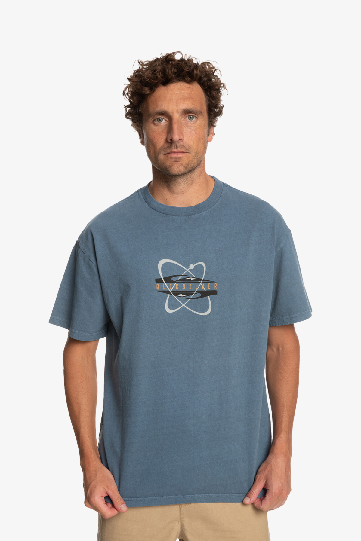 Quiksilver Orbıt Erkek Mavi T-Shirt EQYZT07268-BYG0