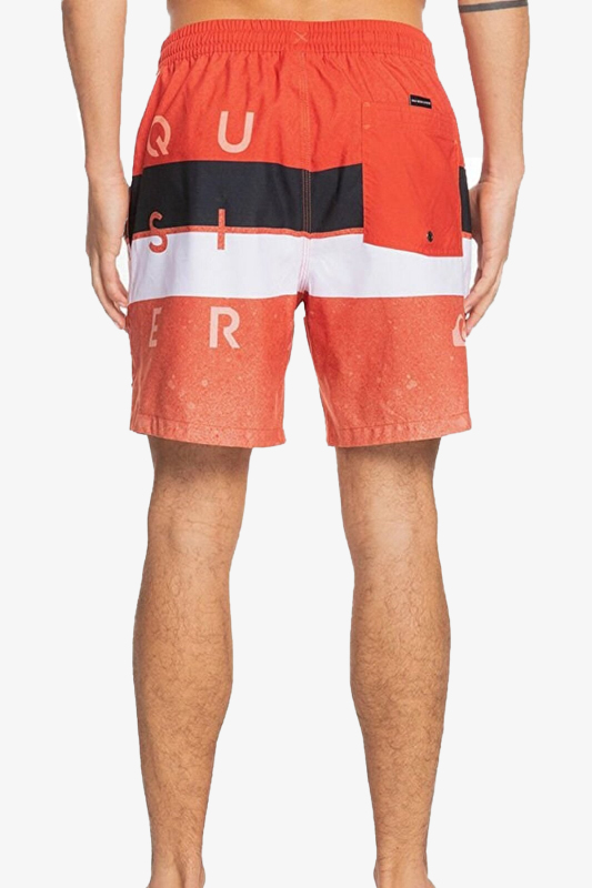 Quiksilver Ord Block Volley 17 Erkek Turuncu Deniz Şortu EQYJV03694-NZE6 - 2