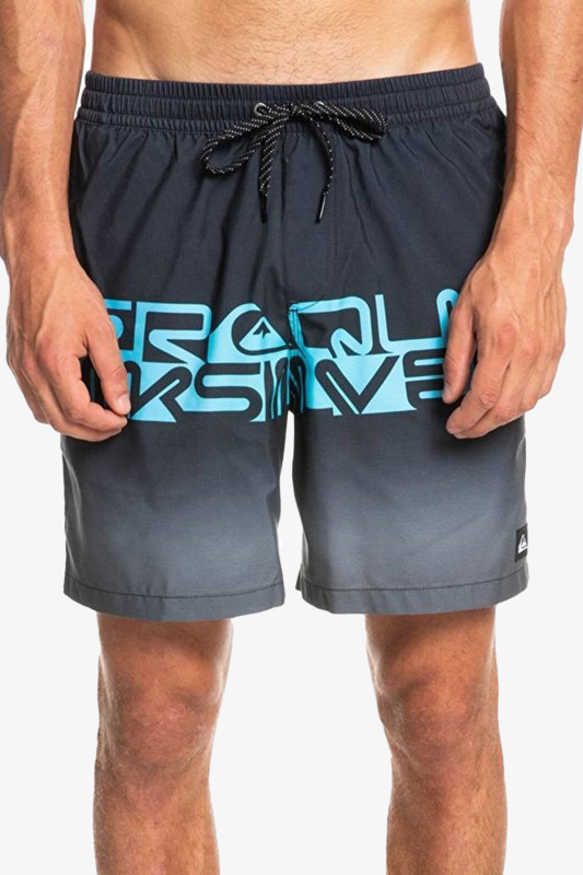 Quiksilver Ordblock Volley 17 Erkek Siyah Deniz Şortu EQYJV03859-KVJ6 - 1