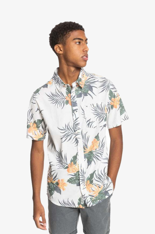 Quiksilver Paradıse Express Erkek Beyaz Gömlek EQYWT04133-WBB6 - 1