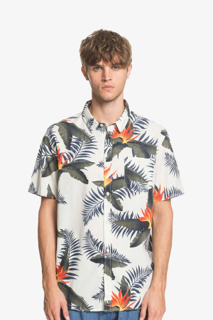 Quiksilver Poolsıderssvtp Erkek Beyaz Gömlek EQYWT03954-WBK6 - Quiksilver