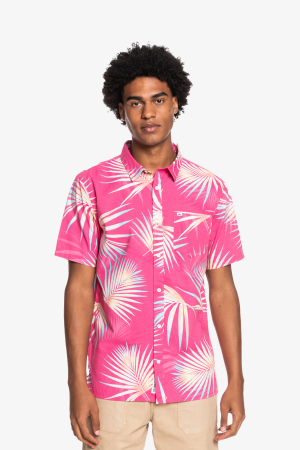 Quiksilver Pop Tropıc Erkek Pembe Gömlek EQYWT04317-MGK8 - Quiksilver
