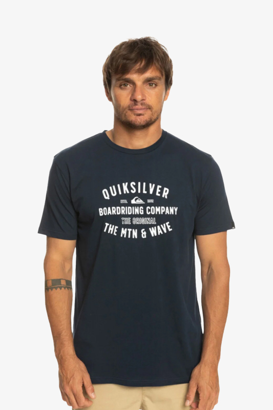 Quiksilver Qssurflockup Erkek Lacivert T-Shirt EQYZT07218-BYJ0 - 1