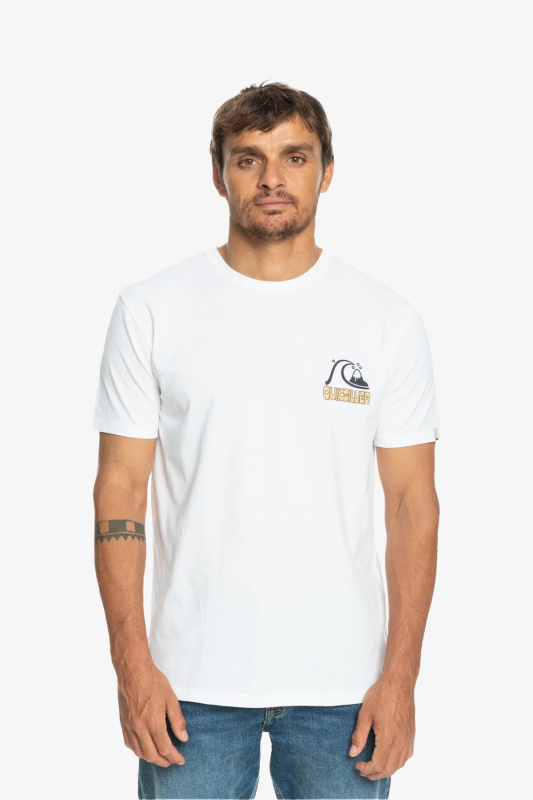 Quiksilver Rıseshıne Erkek Beyaz T-Shirt EQYZT07225-WBB0 - 1