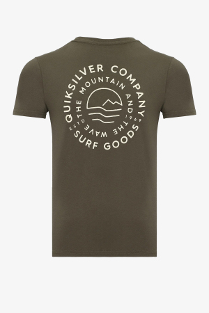 Quiksilver Rollıngonss Erkek Haki T-Shirt EQYZT05819-GZH0 - 2