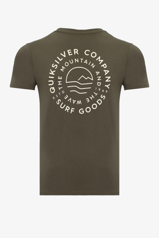 Quiksilver Rollıngonss Erkek Haki T-Shirt EQYZT05819-GZH0 - 2