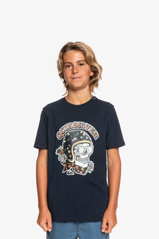 Quiksilver Skull Trooper Yth Çocuk Lacivert T-Shirt EQBZT04419-BYJ0 - 1