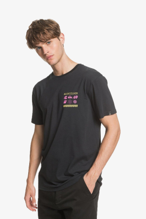 Quiksilver Slons Erkek Siyah T-Shirt EQYZT05759-KVJ0 - Quiksilver