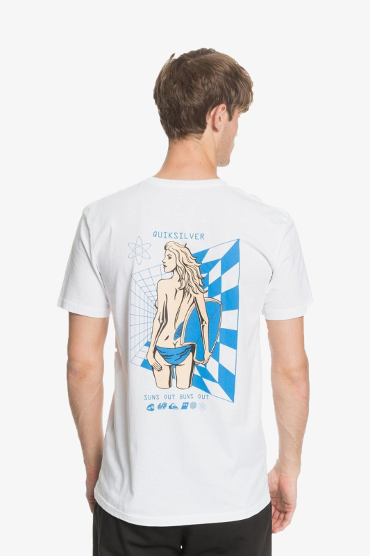 Quiksilver Slownss Erkek Beyaz T-Shirt EQYZT05759-WBB0 - 2