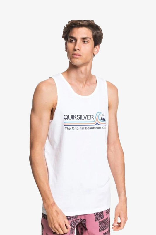 Quiksilver Stonecoldclassı Erkek Beyaz Atlet EQYZT05780-WBB0 - 1