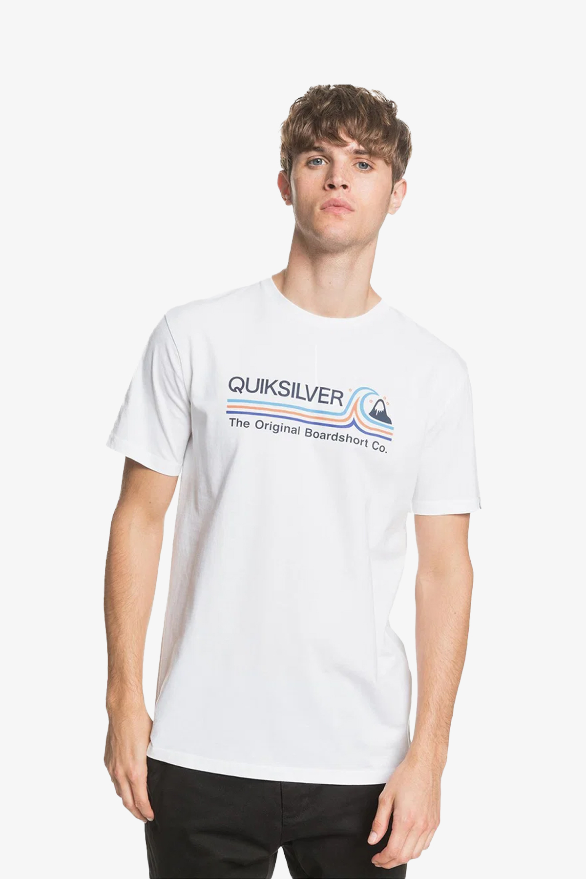 Quiksilver Stonecoldclassı Erkek Beyaz T-Shirt EQYZT05748-WBB0