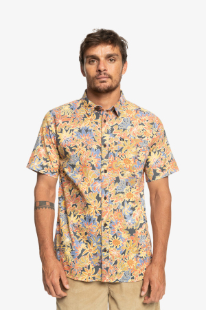 Quiksilver Surfadelıca Erkek Sarı Gömlek EQYWT04466-KRD6 - Quiksilver