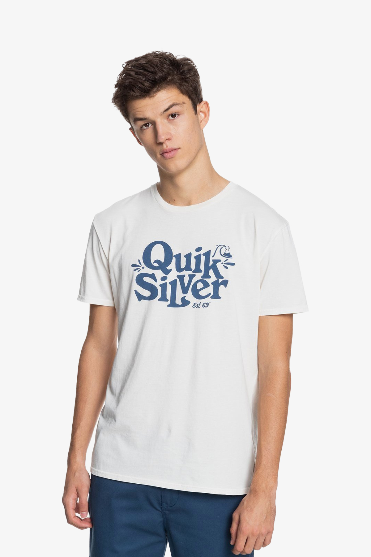 Quiksilver Tall Heıghts Erkek Beyaz T-Shirt EQYZT06353-WBK0