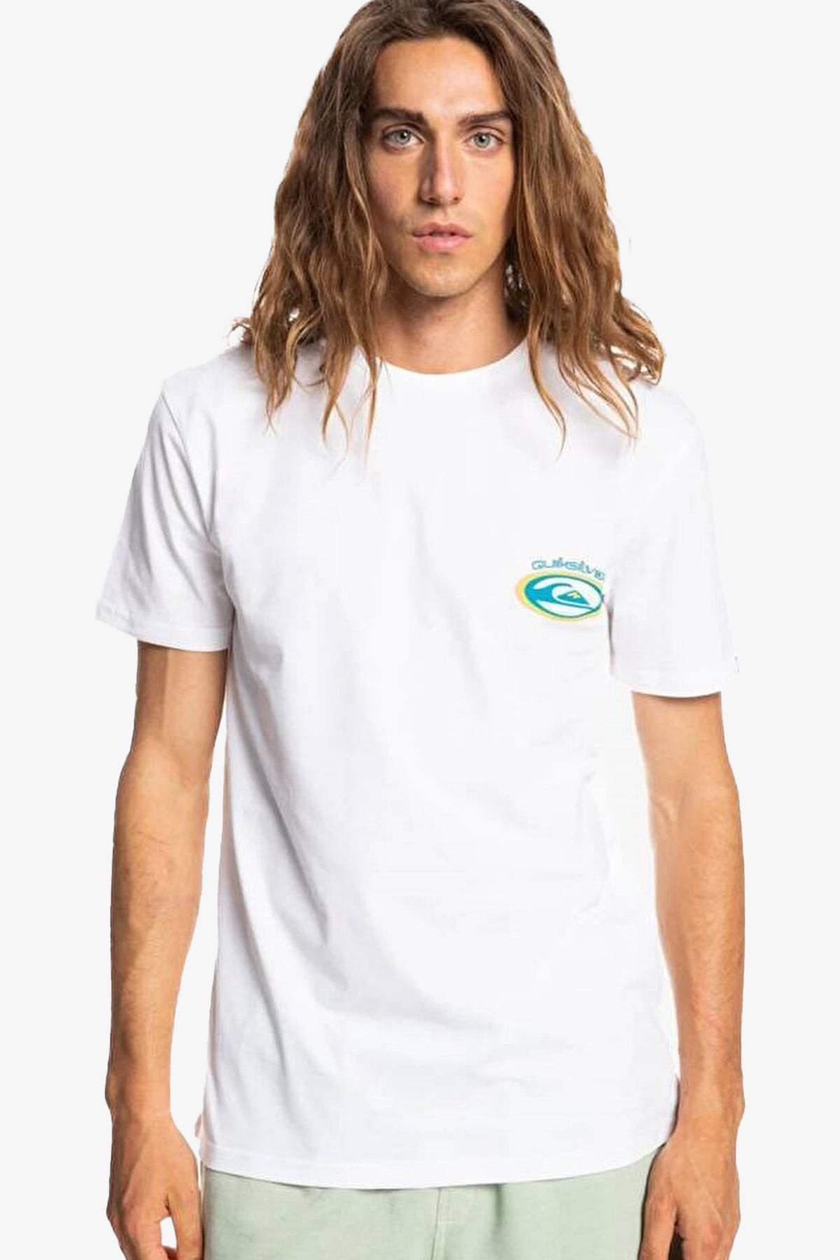 Quiksilver Temper Trap Erkek Beyaz T-Shirt EQYZT06658-WBB0