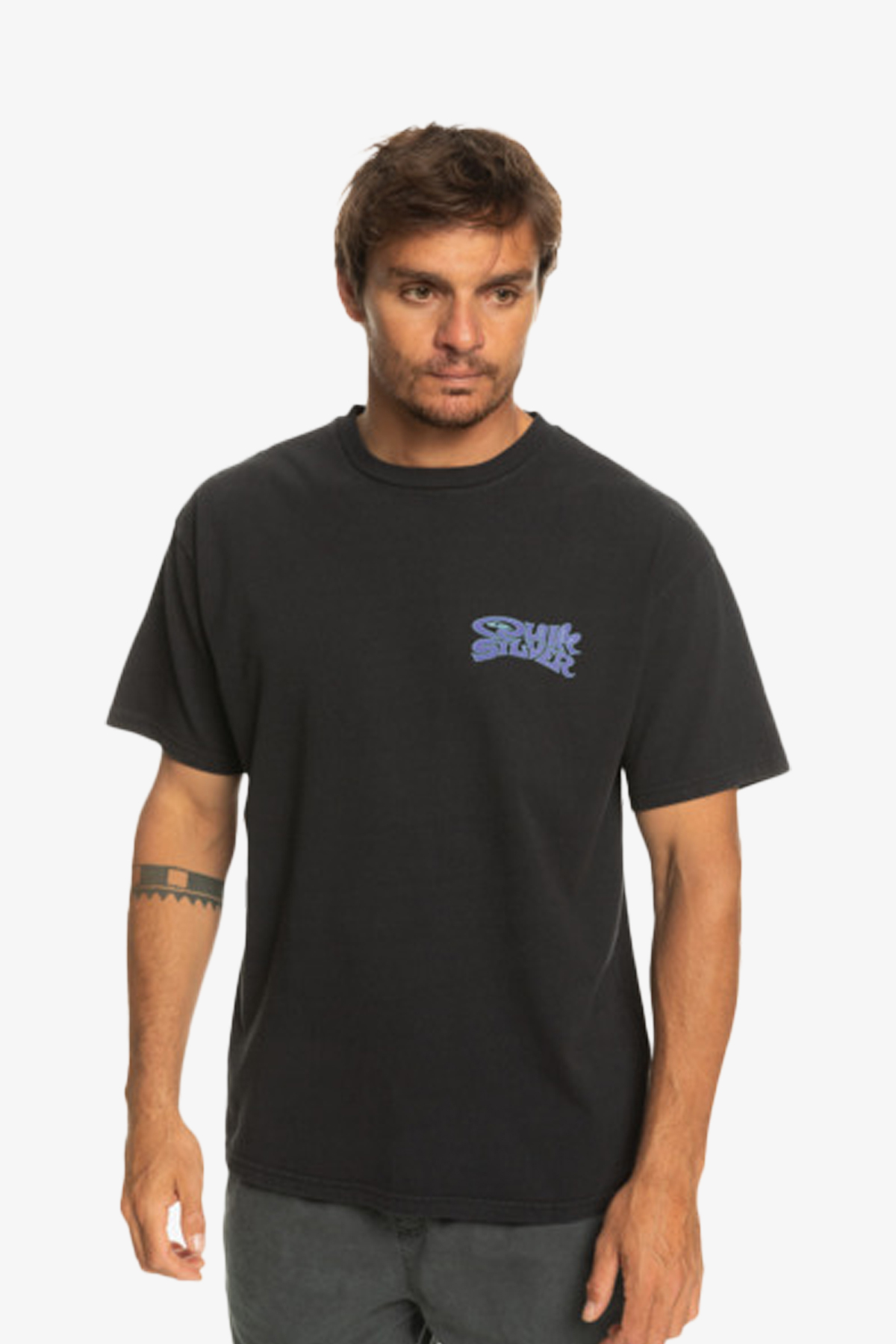 Quiksilver Thorndogs Erkek Siyah T-Shirt EQYZT07264-KVJ0