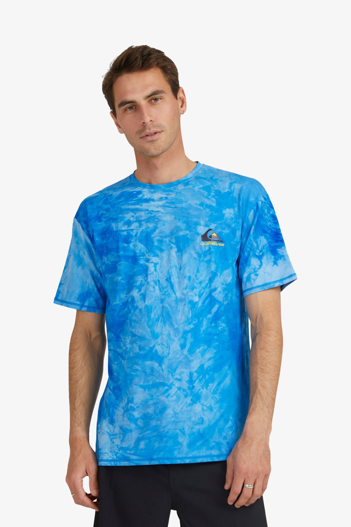 Quiksilver Tıe Dye Surf Erkek Mavi T-Shirt EQYWR03353-BEK5