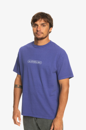 Quiksilver Tılt Erkek Mavi T-Shirt EQYZT07267-PQZ0 - Quiksilver