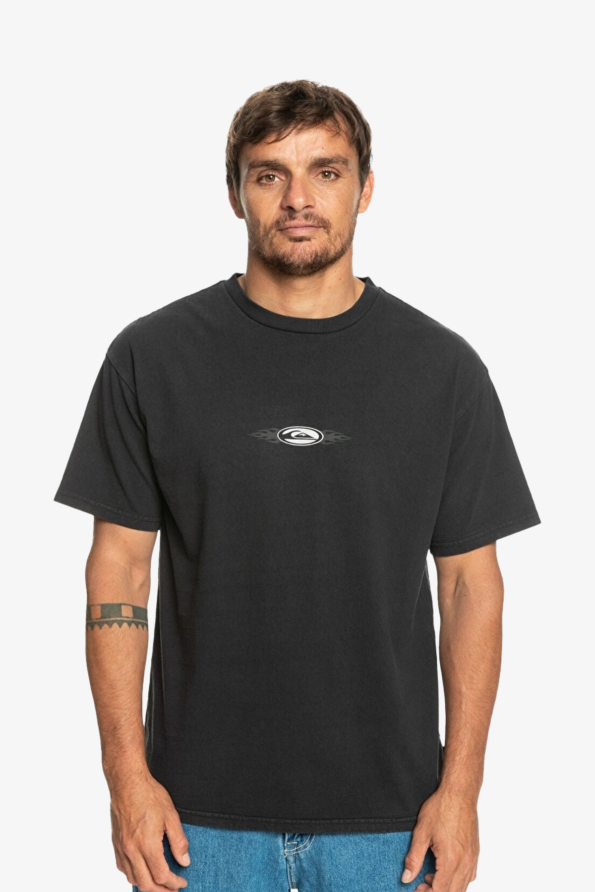 Quiksilver Turbos Erkek Siyah T-Shirt EQYZT07265-KVJ0