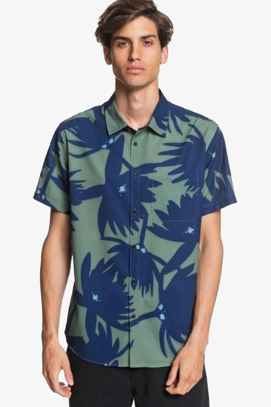 Quiksilver Underaterforre Erkek Yeşil Gömlek EQMWT03313-GND6 - 1