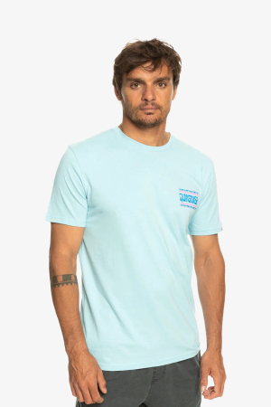 Quiksilver Warpedframes Erkek Mavi T-Shirt EQYZT07224-BGC0