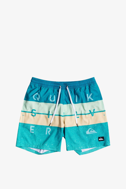 Quiksilver Word Block Volley 15 Çocuk Mavi Deniz Şortu EQBJV03337-BPJ6 - 1