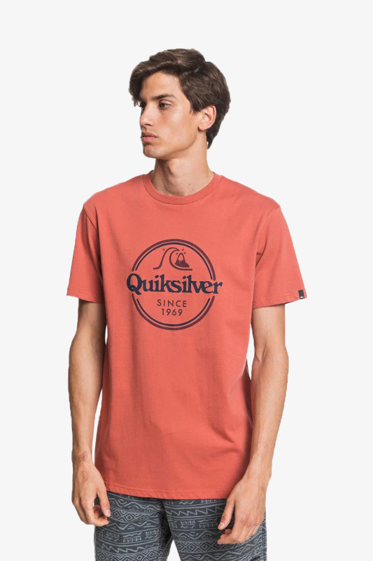 Quiksilver Wordsremaınss Erkek Kırmızı T-Shirt EQYZT05753-MNL0 - 1