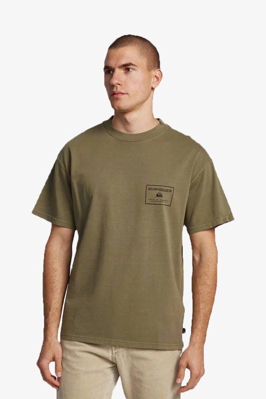 Quiksilver Xcomps Erkek Siyah T-Shirt EQYZT05812-KVJ0 - 1